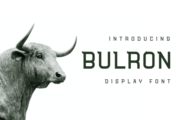 Bulron: A Thoughtful Display Font for Editorial Moments