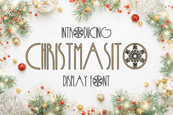 Christmasito: A Playful Display Font for Holiday Editorial Design