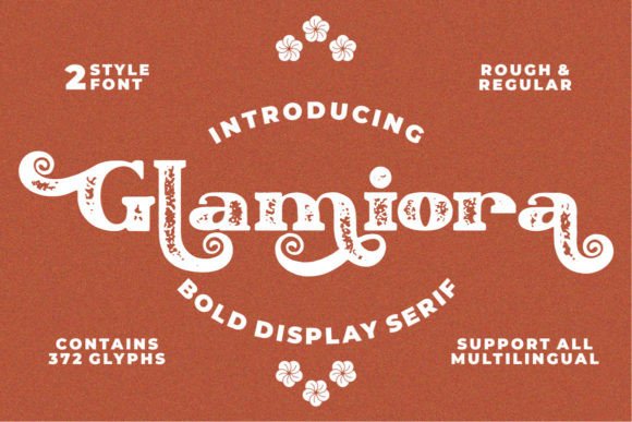 Glamiora: A Display Font That Makes Handmade Details Shine