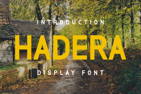 Hadera: A Modern Display Font That Elevates Your Brand