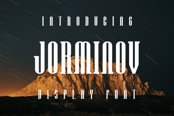 Jorminov: A Modern Display Font That Just *Works*