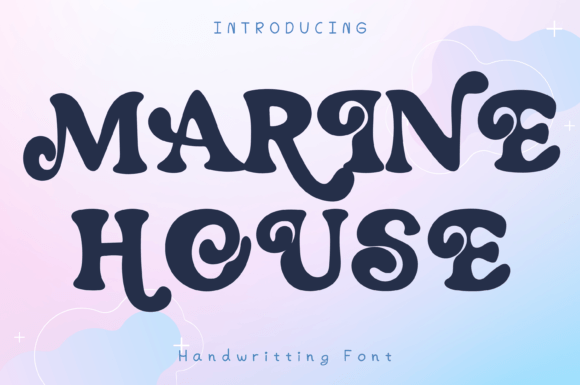 Marine House: A Playful Display Font That Feels Like Summer in Type