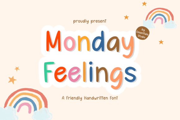 Monday Feelings: A Friendly Handwritten Display Font for Digital Brands