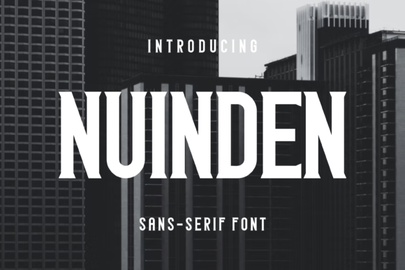 Nuinden: A Modern Display Font That Elevates Real Business Branding
