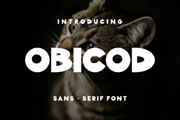 Obicod: A Display Font That Adds Instant Character to Brand Work