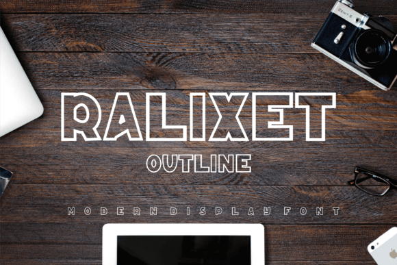 Ralixet Outline: A Playful Display Font for Digital Branding