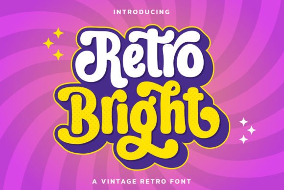 Retro Bright: A Display Font That Delivers Instant Personality
