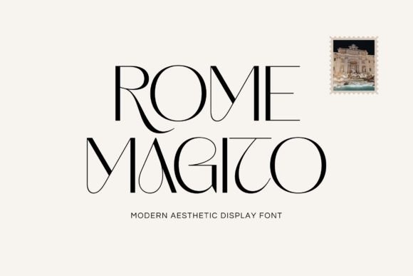 Rome Magito: A Serif Display Font for Elegant Editorial Design
