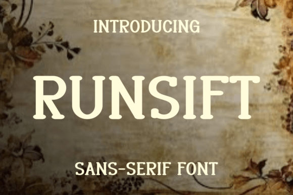Runsift: A Distinctive Display Font for Digital Branding
