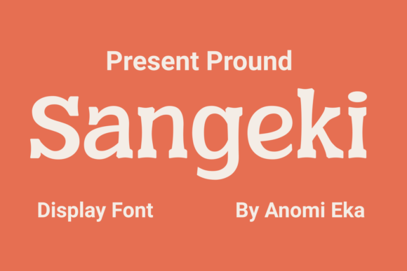 Sangeki: A Display Serif That Feels Like Home