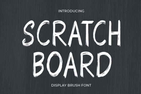 Scratch Board: A Display Font That Makes Your Brand Instantly Memorable