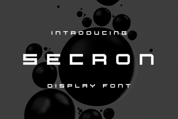 Secron: A Display Font That Anchors Editorial Mood