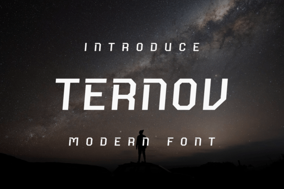Ternov: A Display Font That Makes Your Headlines Instantly Clickable