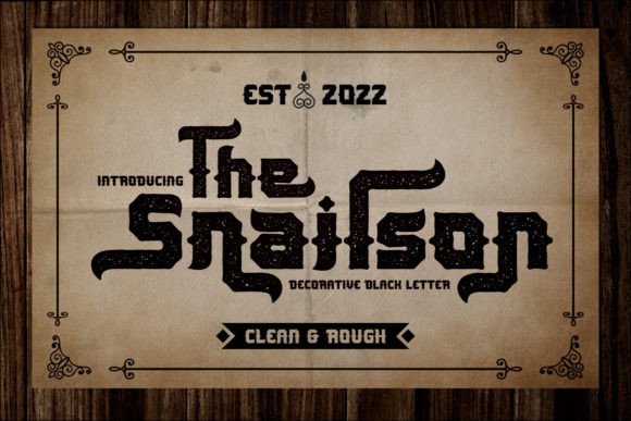 The Snailson: A Display Font That Elevates Digital Branding